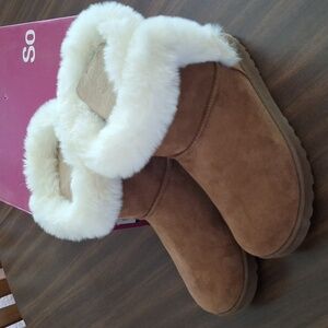 So Chestnut Paulina Boots NIB